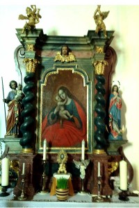 A megújult Mária oltár